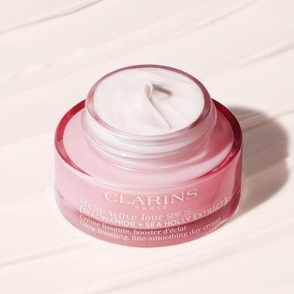 50mL Clarins MULTI-ACTIVE Crème lissante, booster d’éclat SPF 15- toutes peaux  1 of 4 