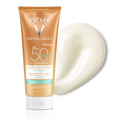 200ML VICHY IDEAL SOLEIL Gel de lait fondant SPF50  1 of 4 