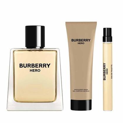  BURBERRY BURBERRY HERO Coffret eau de toilette + gel douche + vaporisateur voyage  1 of 2 