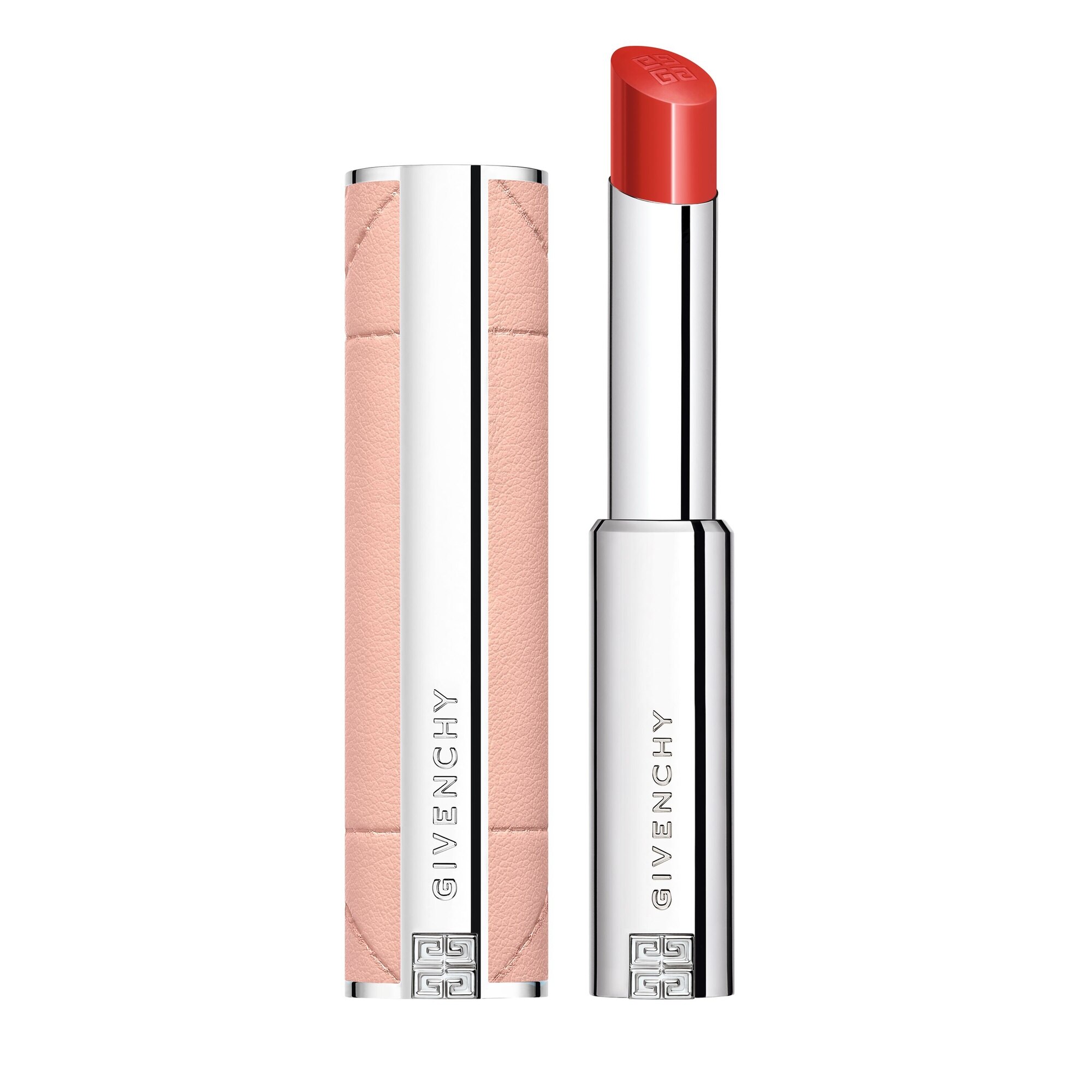 Givenchy - Rose Perfecto Shine Serum Lipstick - Rouge À Lèvres Brillant Et Soin - N110 - Milky Nude