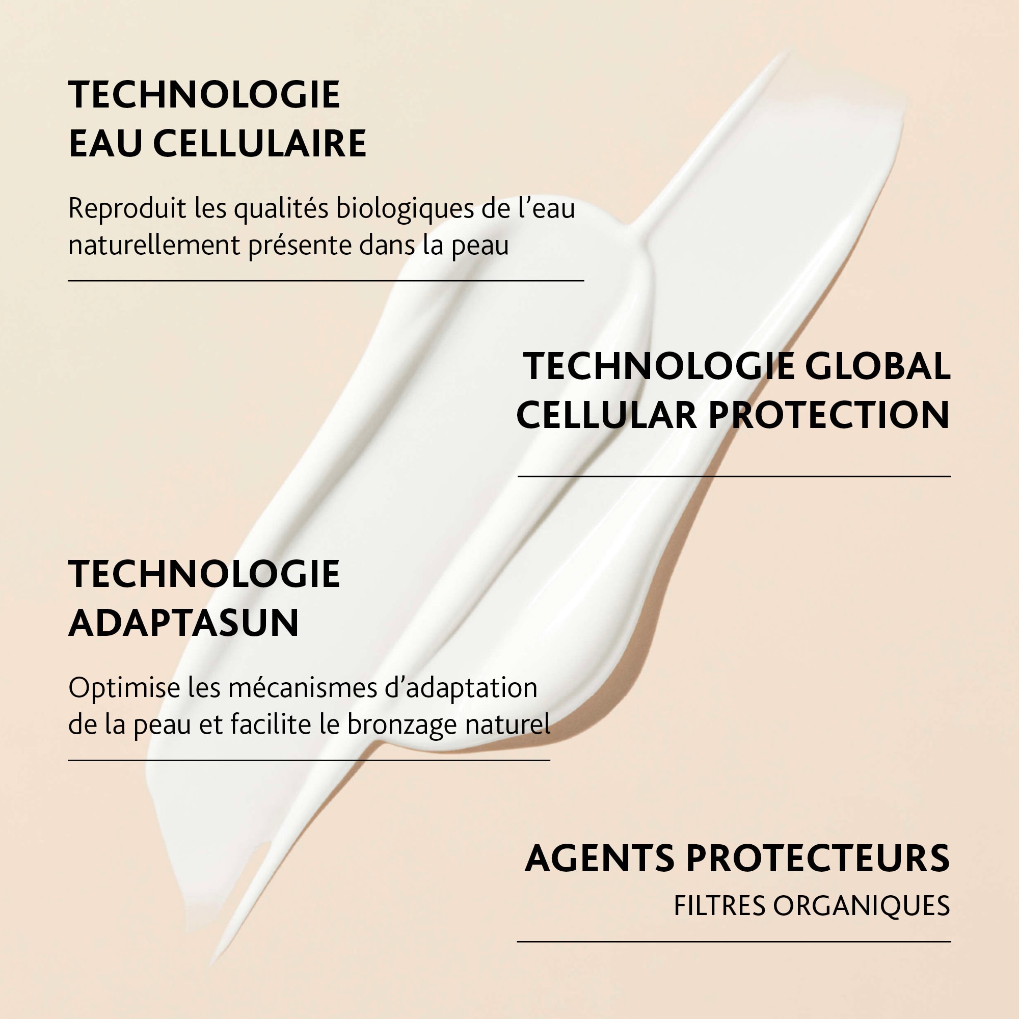 Lait solaire protection modérée bronzant