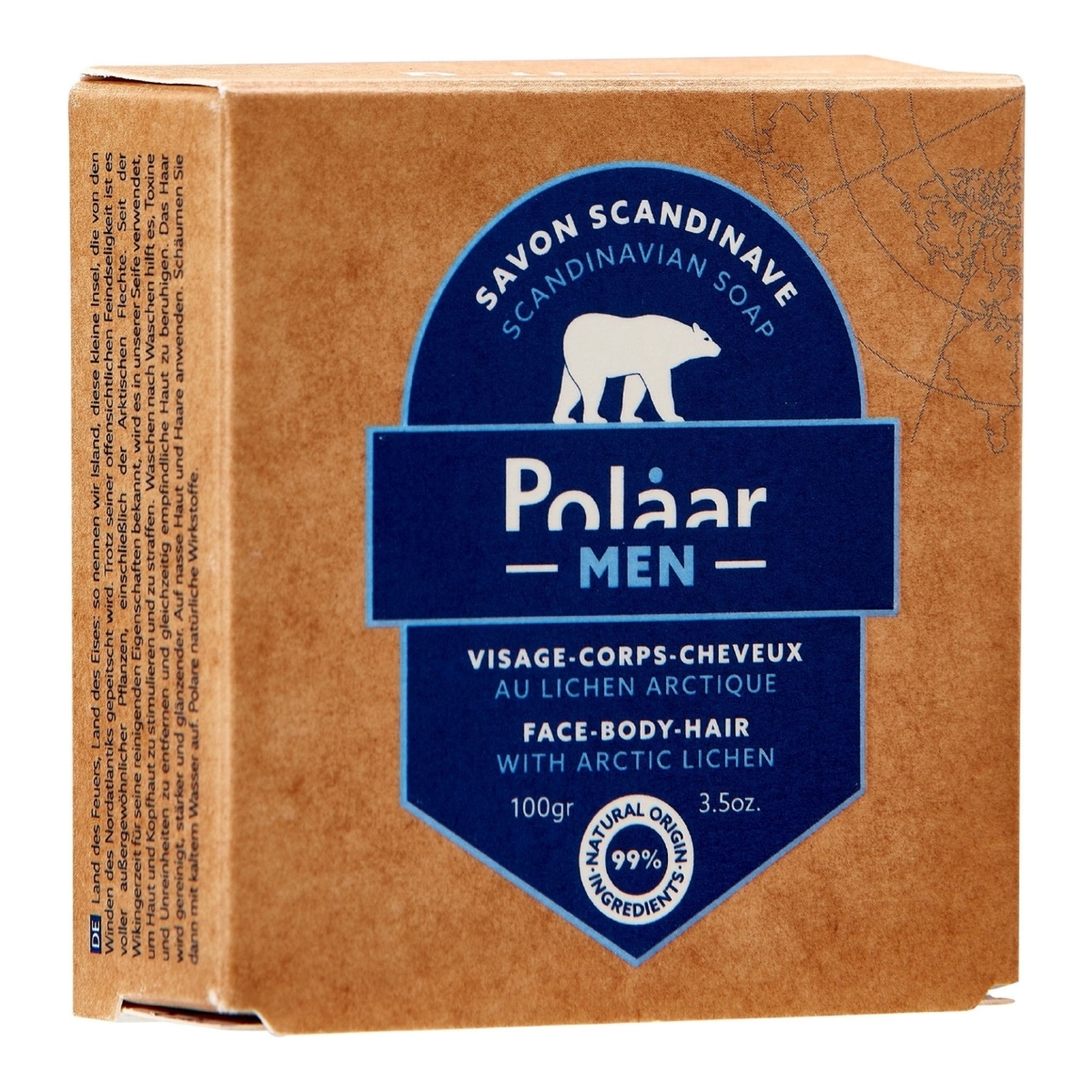 Savon scandinave visage, corps & cheveux au lichen arctique