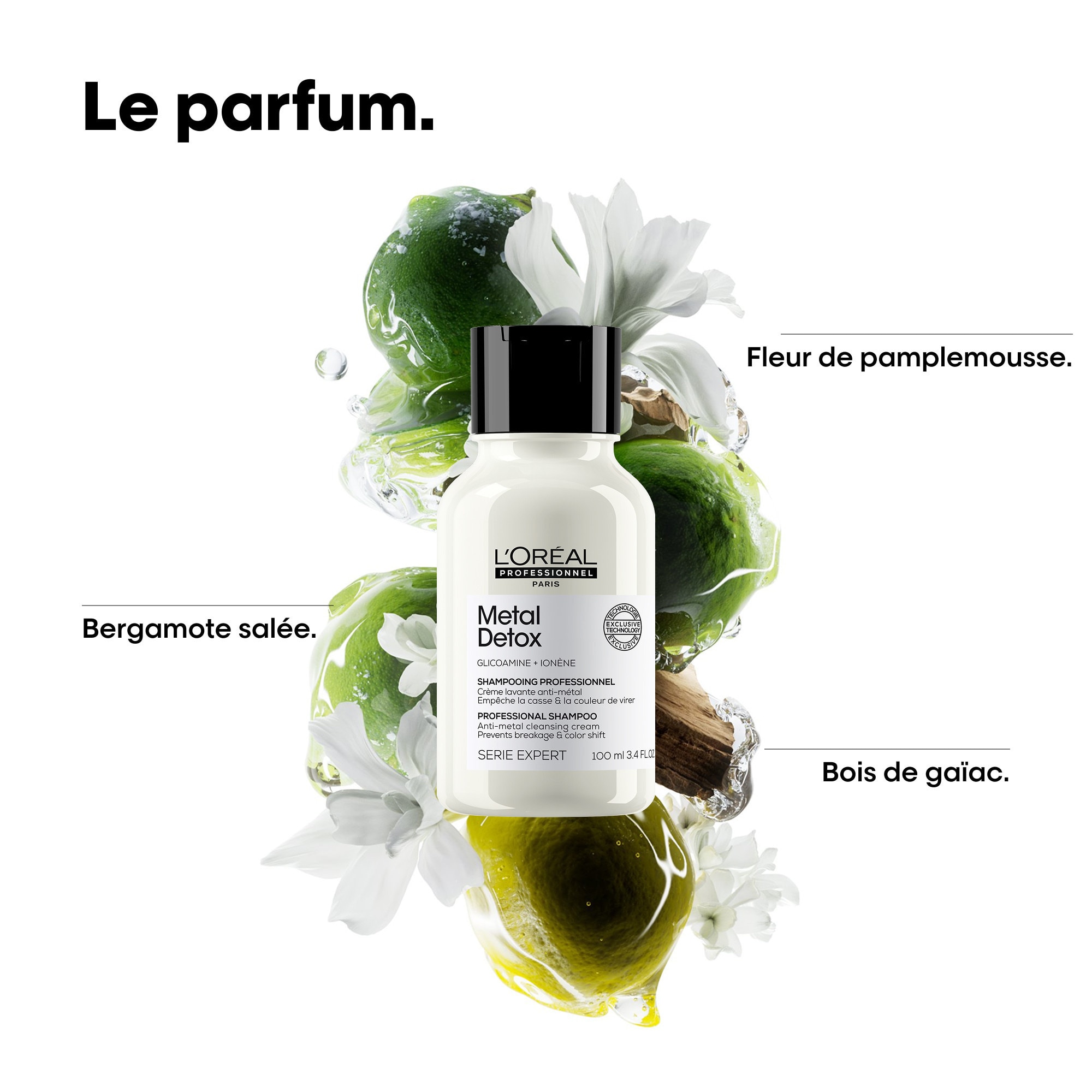 100ML L'ORÉAL PROFESSIONNEL SERIE EXPERT METAL DETOX Shampoing  1 of 4 