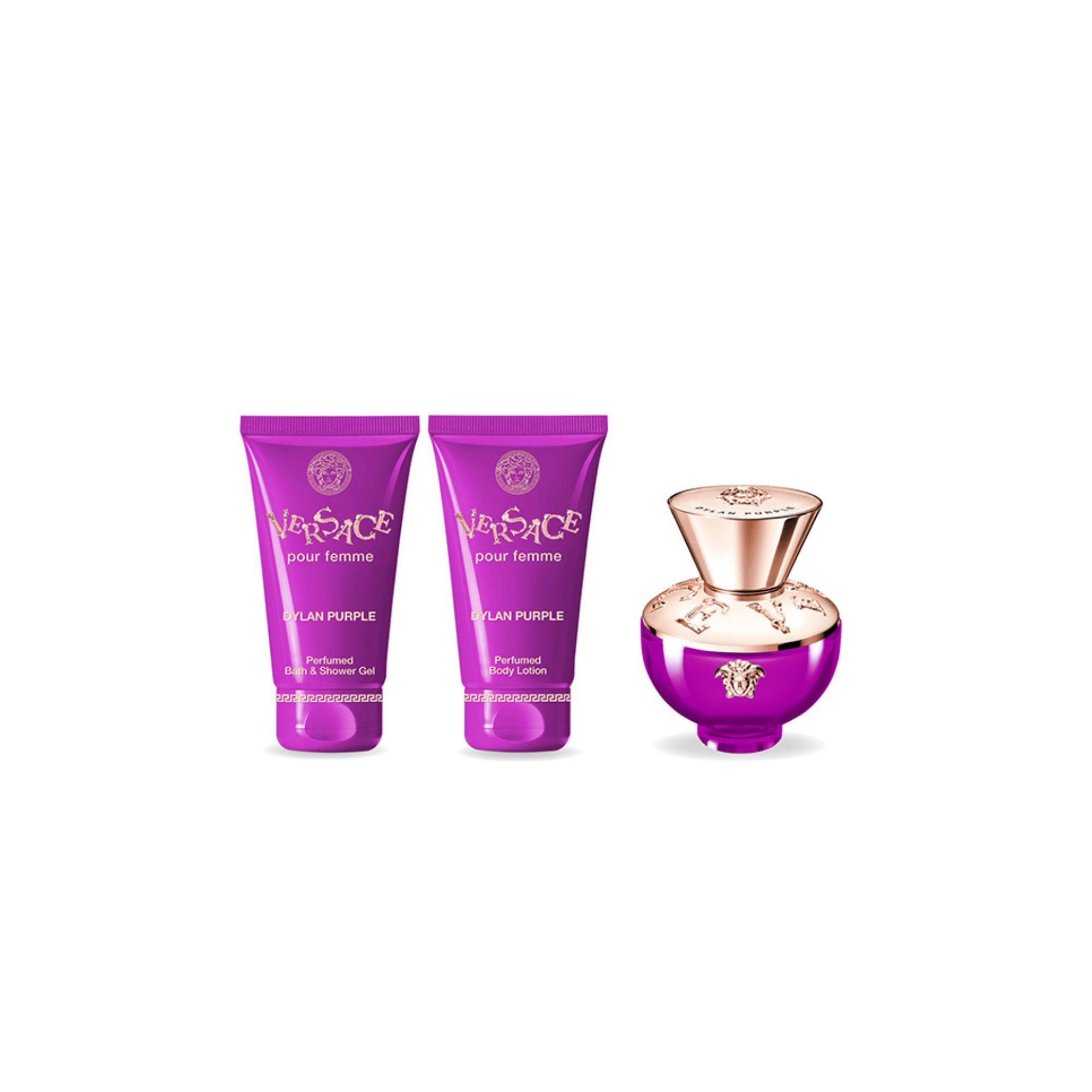 Coffret eau de parfum + gel douche + lait pour le corps