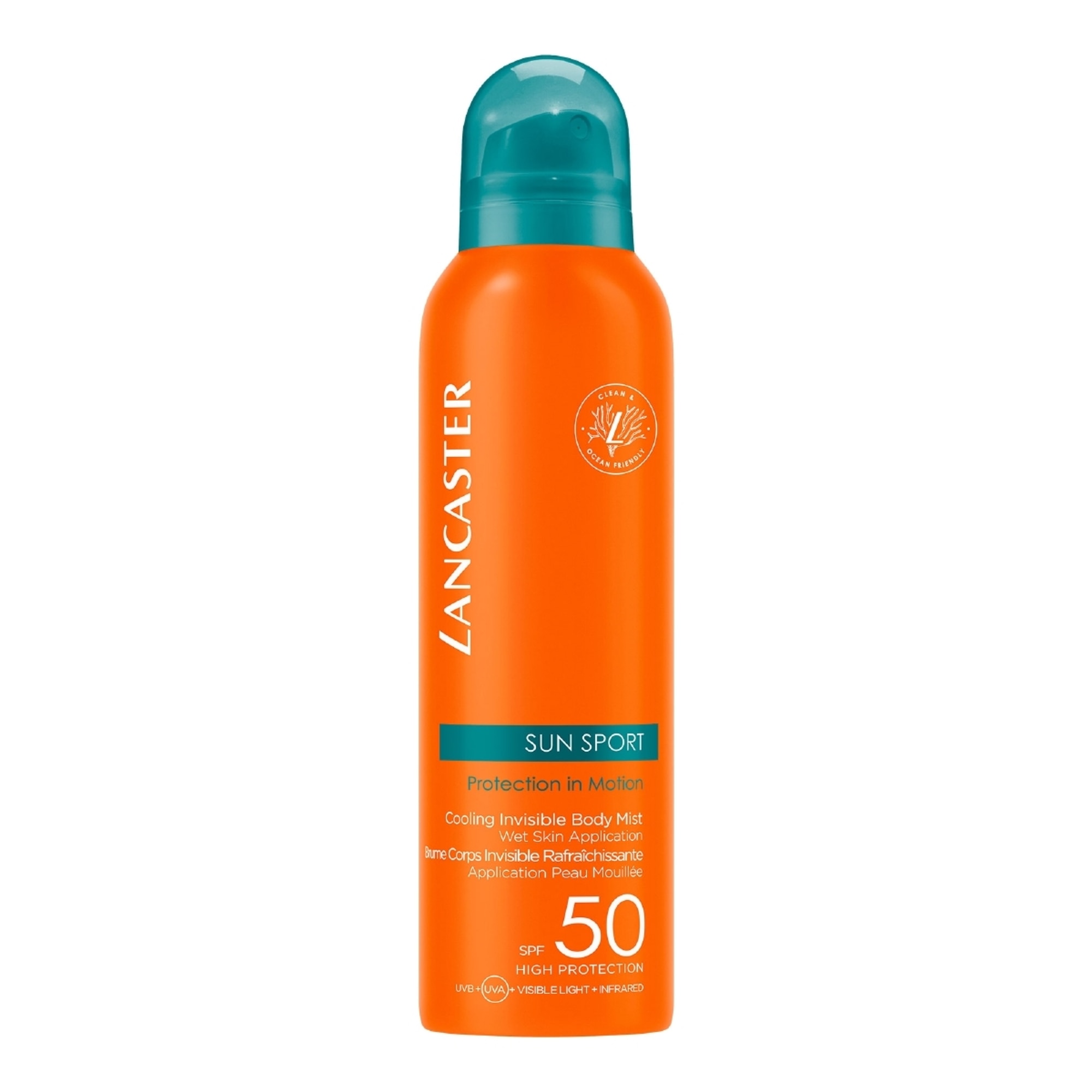 Lancaster - Sun Sport - Brume Invisible Rafraîchissante Application Peau Mouillée Spf50 - 200ml