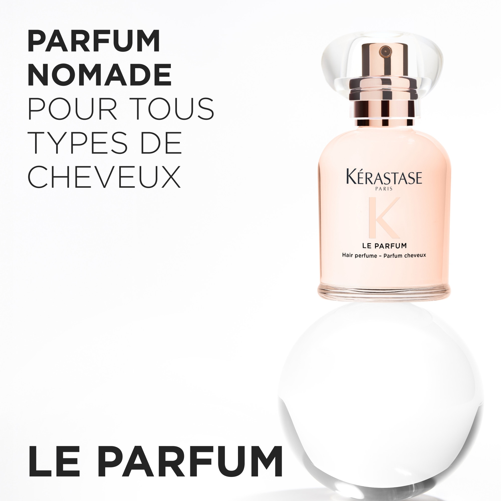 Parfum nomade pour tous types de cheveux