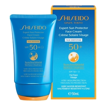 50ML Shiseido SYNCHROSHIELD Crème solaire visage SPF50+  1 of 3 