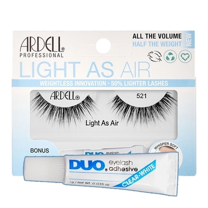  ARDELL LIGHT AS AIR Faux-cils légers 521 + colle  1 of 4 