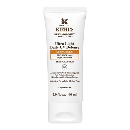 60ML KIEHLS ULTRA LIGHT DAILY UV DEFENSE Fluide solaire visage SPF50 anti-pollution tous types de peaux  1 of 4 