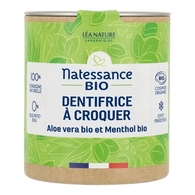 Dentifrice à croquer Aloe Vera et Menthol