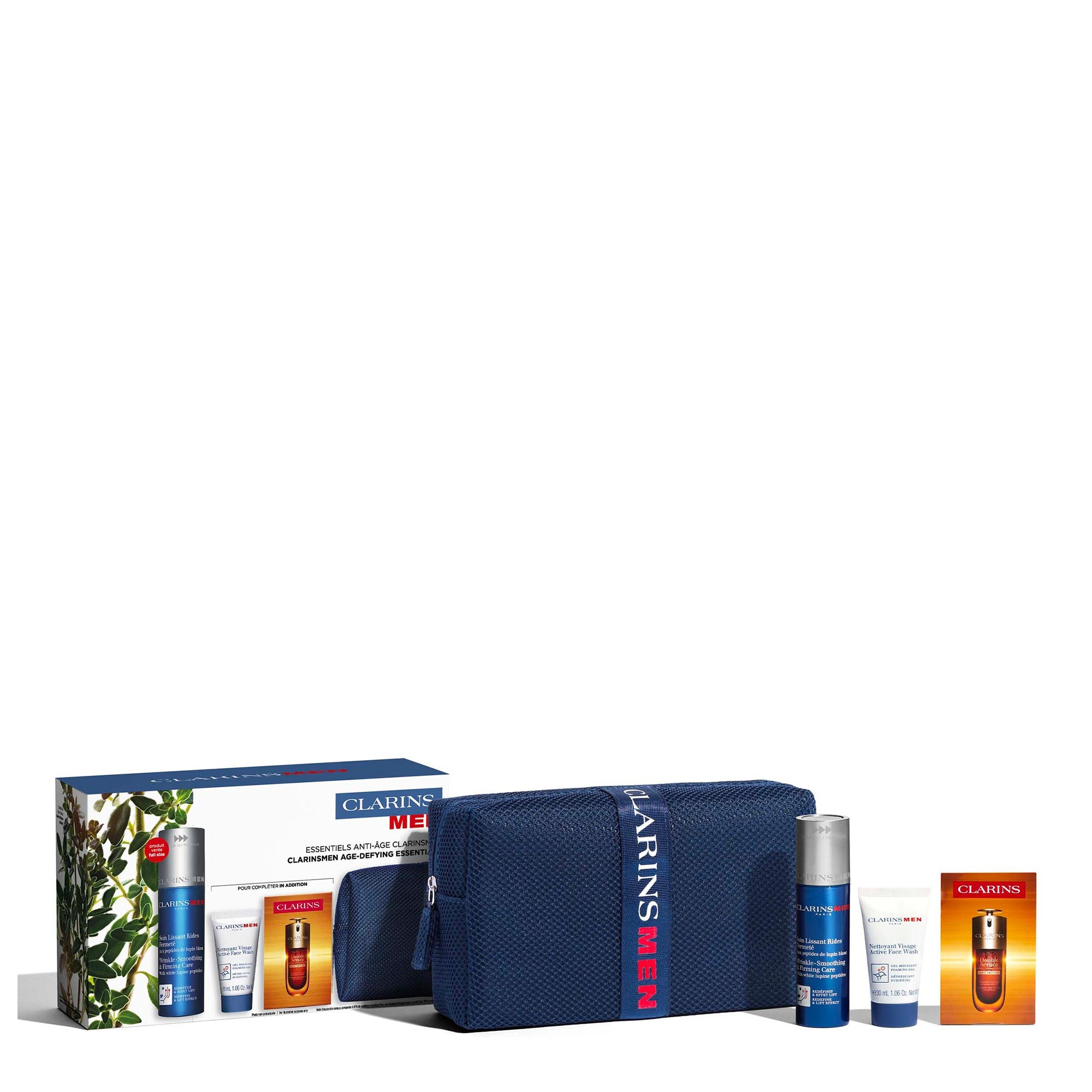  Clarins CLARINS MEN Coffret soin lissant rides fermeté clarinsmen  Coffret soin lissant rides fermeté clarinsmen