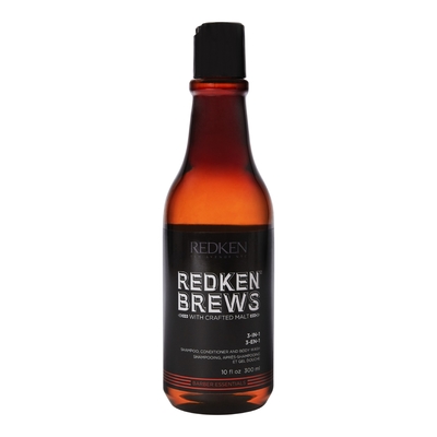 Redken - Brews Haircare - Shampooing 3 En 1 - 300ml