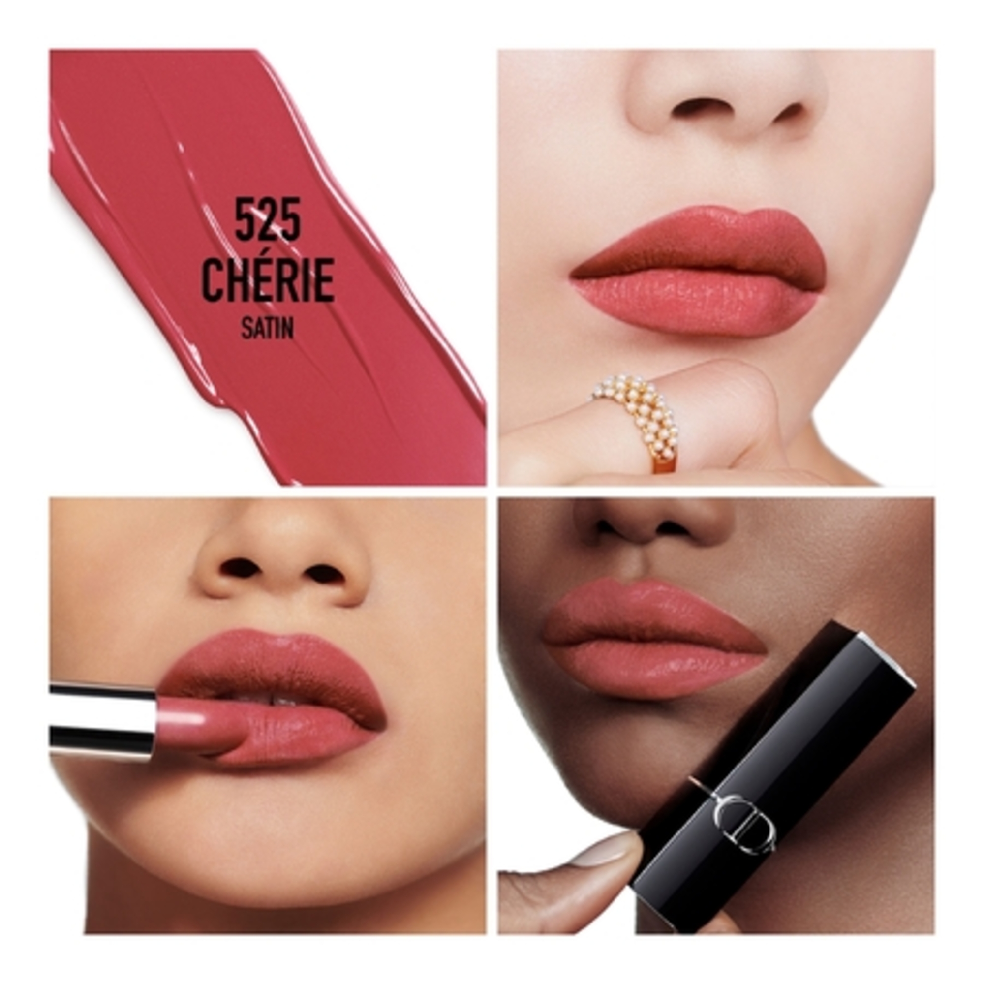 Rouge à lèvres - confort et longue tenue - 2 finis : satin ou velvet