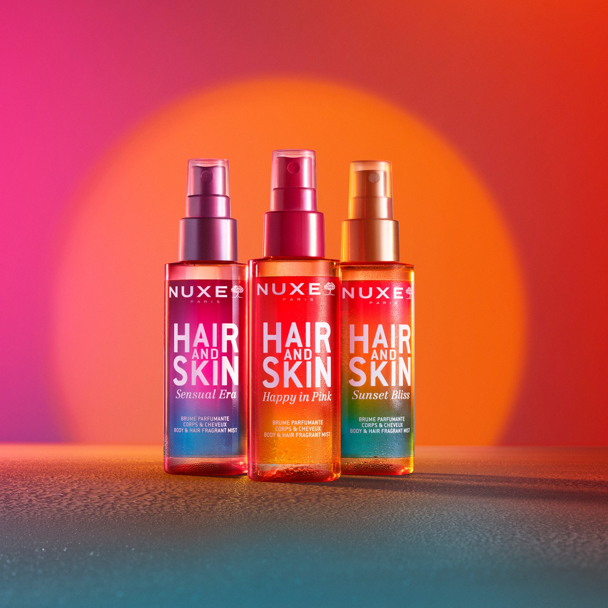 100mL Nuxe HAIR & SKIN SUNSET BLISS Brume parfumante corps et cheveux  1 of 4 