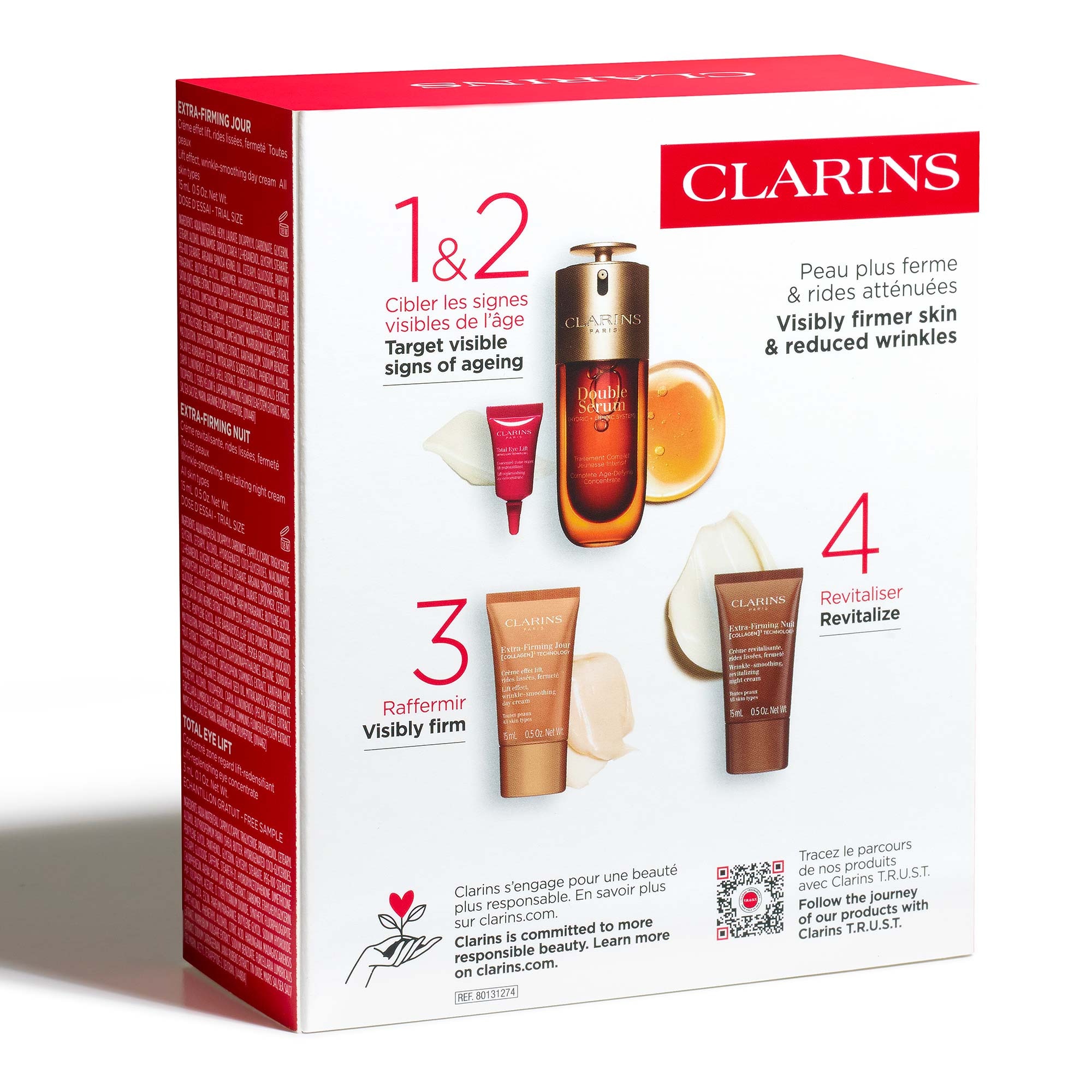  Clarins DOUBLE SERUM Coffret - double serum & extra-firming  1 of 4 