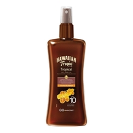200ML HAWAIIAN TROPIC SOLAIRE Spray huile solaire protectrice - SPF10  1 of 2 