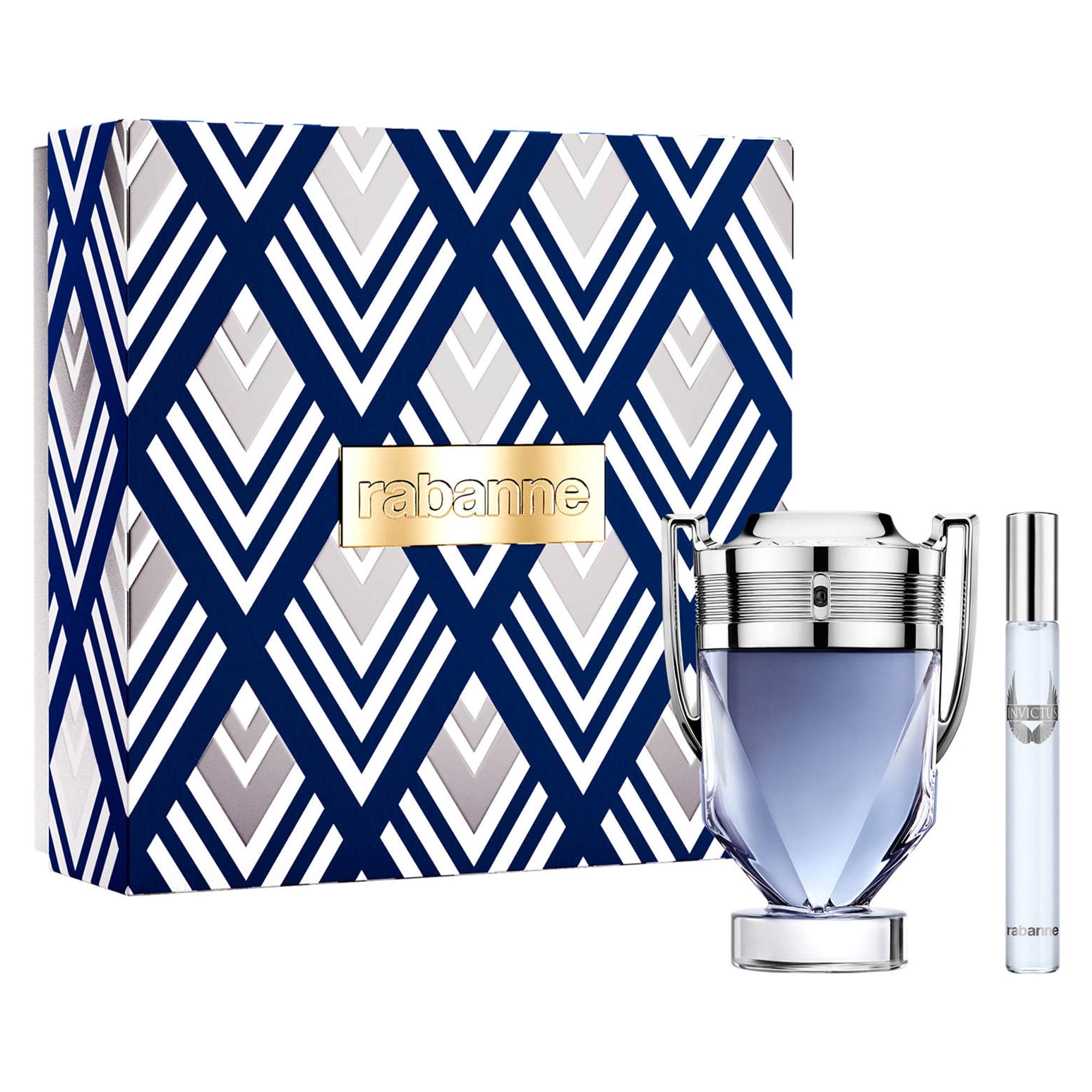  Rabanne INVICTUS Coffret eau de toilette et vaporisateur de voyage  Coffret eau de toilette et vaporisateur de voyage
