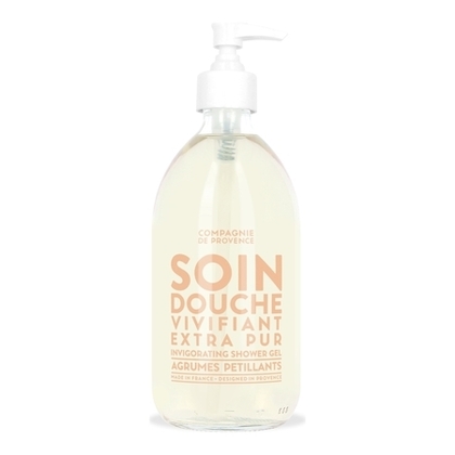 500ML LA COMPAGNIE DE PROVENCE EXTRA PUR Soin douche vivifiant agrumes pétillants  1 of 3 