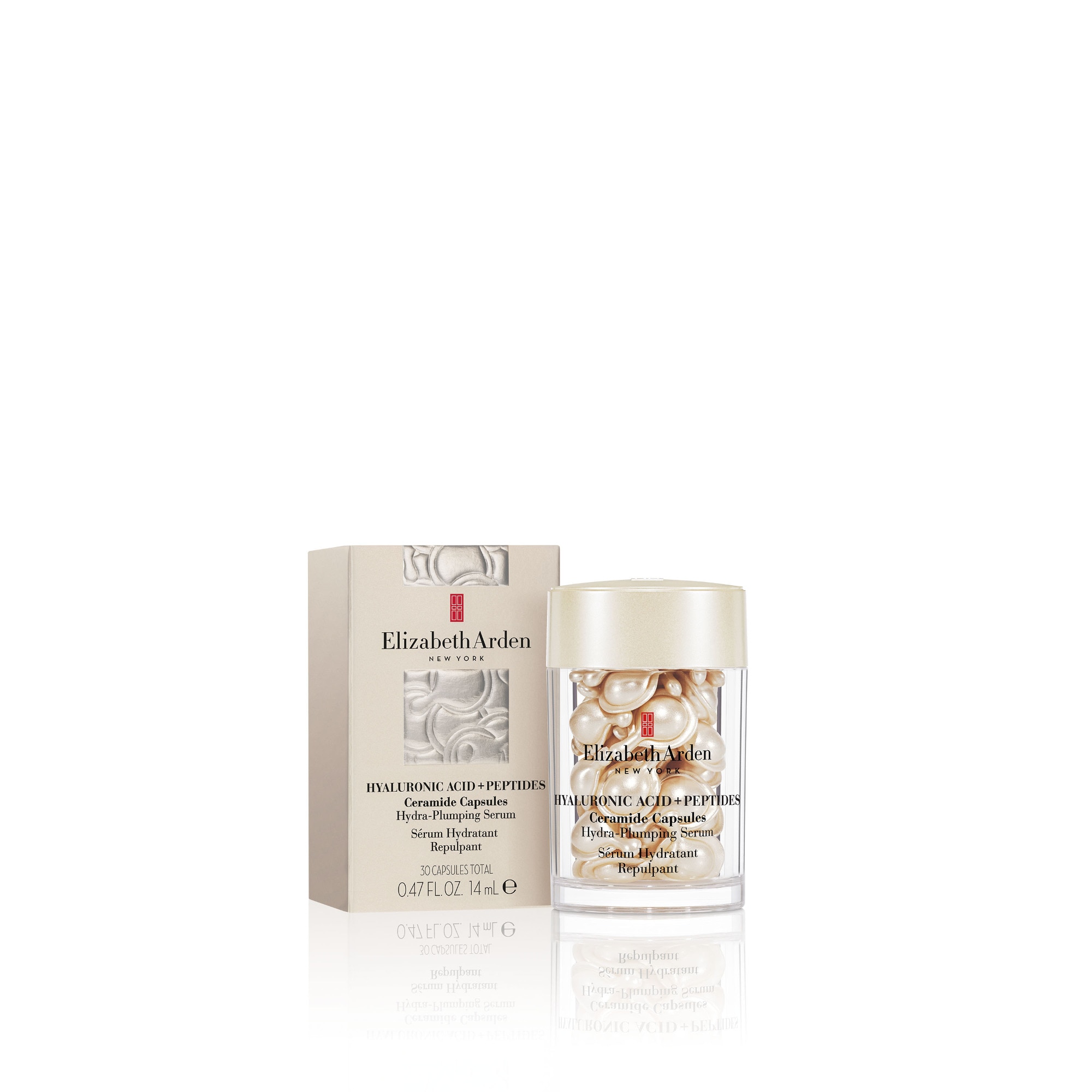 Hyaluronic acid + peptides ceramide capsules sérum hydratant repulpant