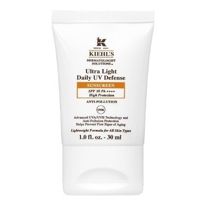 30ML KIEHLS ULTRA LIGHT DAILY UV DEFENSE Fluide solaire visage SPF50 anti-pollution tous types de peaux  1 of 3 