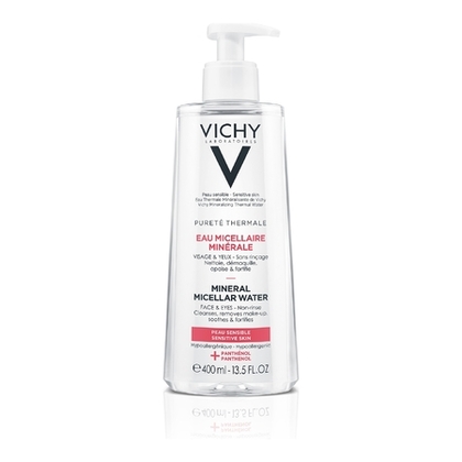 400ML VICHY PURETE THERMALE Eau Micellaire Nettoyante et Démaquillante Visage  1 of 4 