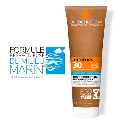 250ML LA ROCHE POSAY ANTHELIOS Lait solaire hydratant peaux sèches corps - SPF30  1 of 4 