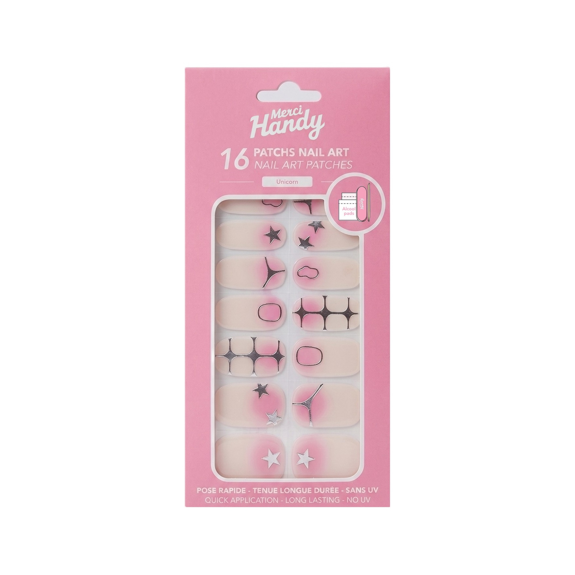 7G MERCI HANDY HANDCARE Patchs nail - art unicorn 1 of 4 Patchs nail - art unicorn