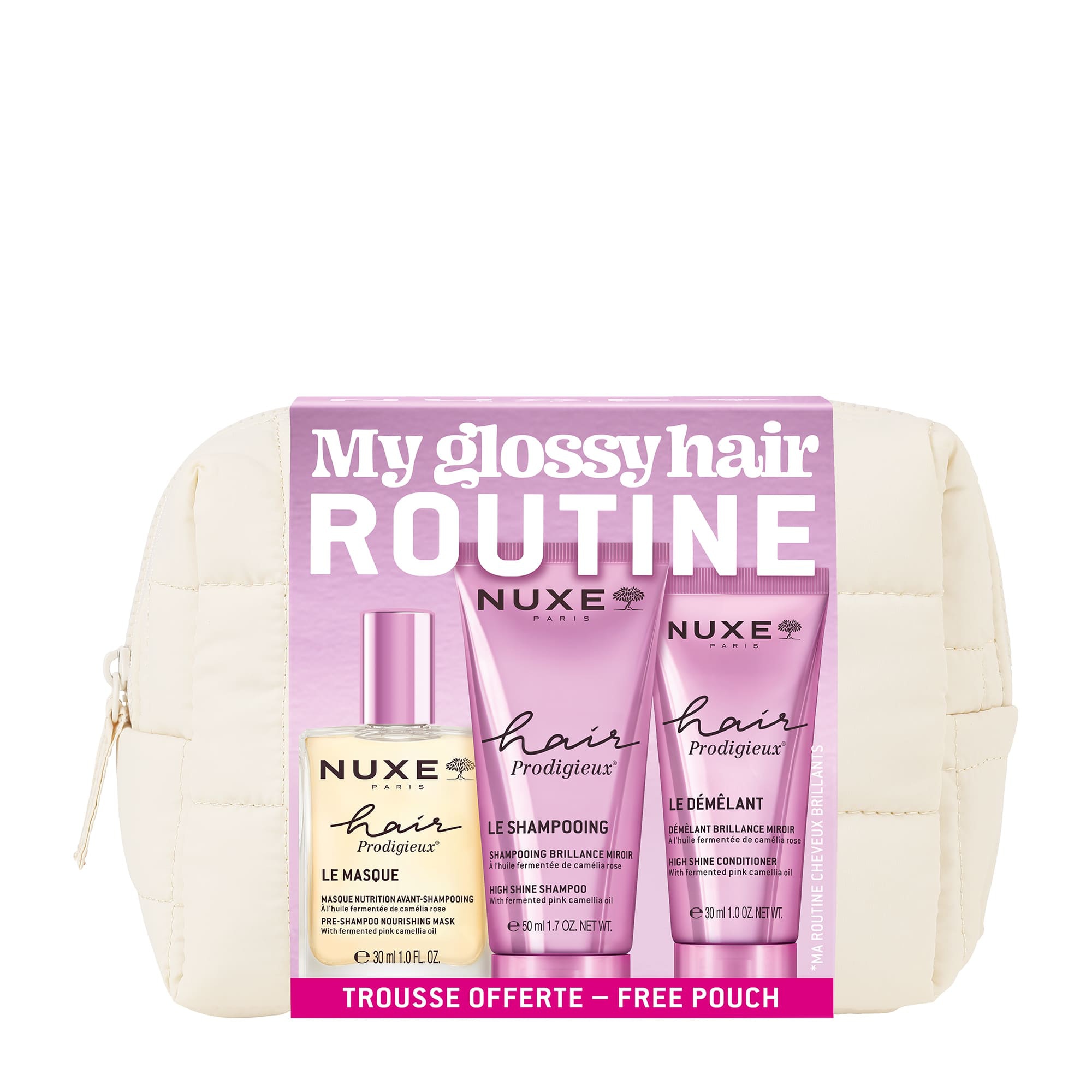 Nuxe - Hair Prodigieux - Trousse - My Glossy Hair Routine