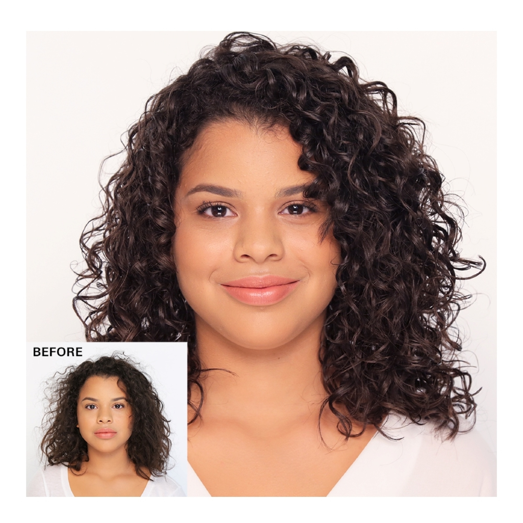 Spray coiffant pour cheveux bouclés