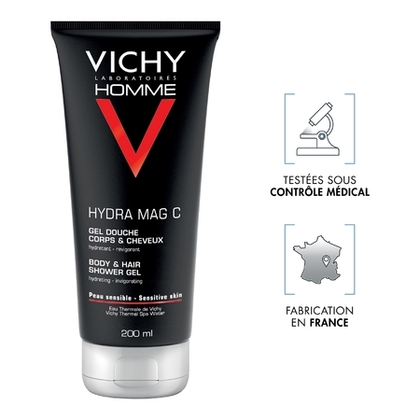 200ML VICHY HOMME V Gel Douche Corps et Cheveux  1 of 4 