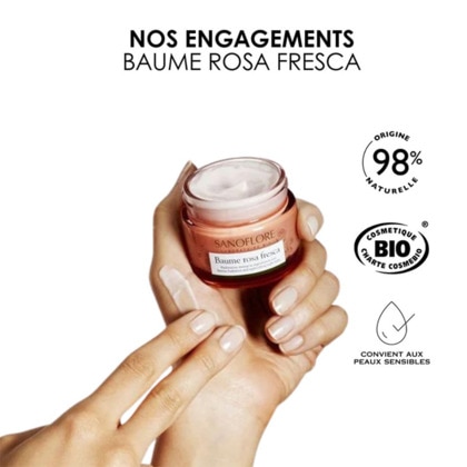 50mL SANOFLORE ROSA FRESCA Baume hydratant multi-usage  1 of 4 