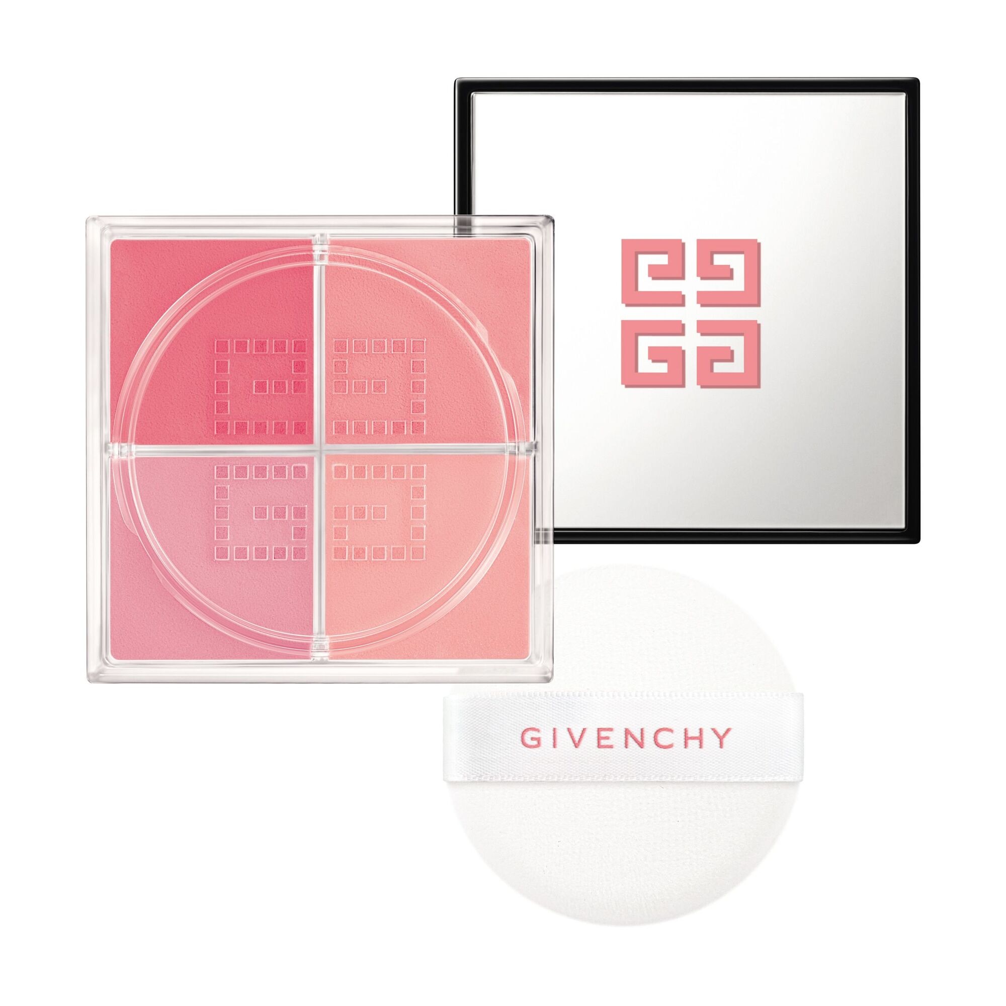 Givenchy - Prisme Libre Blush - Blush Poudre Libre 4 Couleurs - N°02 Taffetas Rosé