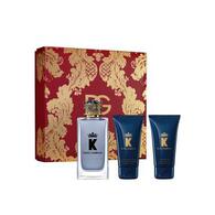 Coffret eau de toilette + gel douche + baume après-rasage