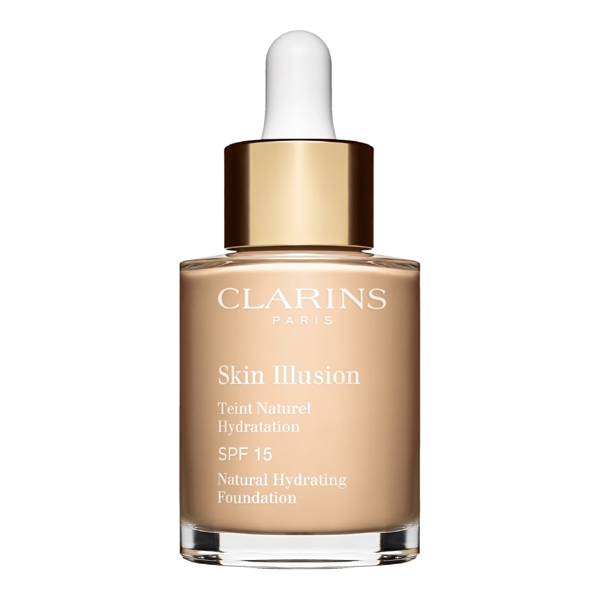 Clarins - Skin Illusion Spf 15 30ml - Skin Illusion Spf15 Fond De Teint - 101- Linnen