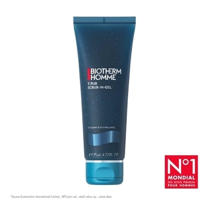 125ML BIOTHERM HOMME T-PUR Gel exfoliant & anti-brillance visage  1 of 4 