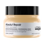 250ML L'ORÉAL PROFESSIONNEL ABSOLUT REPAIR Masque restructurant pour cheveux abîmés  1 of 5 Masque restructurant pour cheveux abîmés