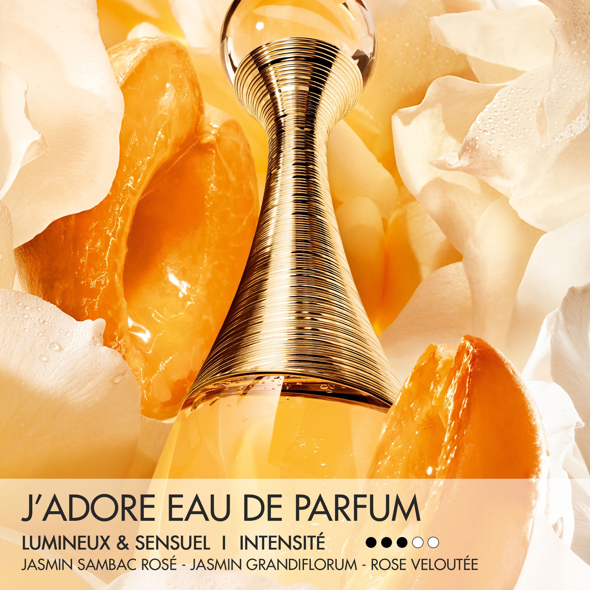 150ML DIOR J'ADORE Eau de parfum - notes solaires et florales 1 of 4