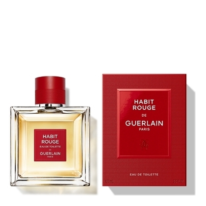 100ML Guerlain HABIT ROUGE Eau de toilette  1 of 2 