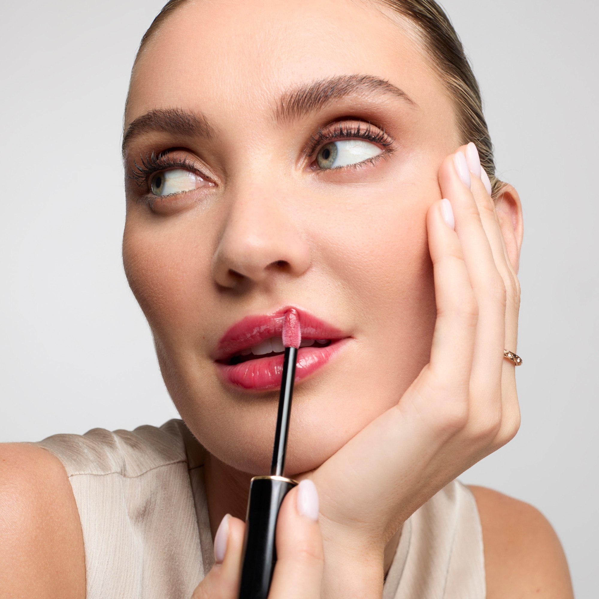 Le gloss brillance miroir