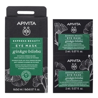 4ML APIVITA EXPRESS BEAUTY Masque contour des yeux cernes & signes de fatigue au ginkgo biloba  1 of 2 