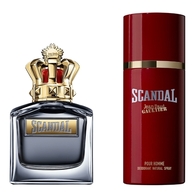  Jean Paul Gaultier SCANDAL POUR HOMME Coffret eau de toilette + déodorant  1 of 2 