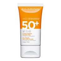 50mL Clarins CRÈME SOLAIRE VISAGE Crème Solaire Toucher Sec - Visage UVA/UVB 50+  1 of 2 
