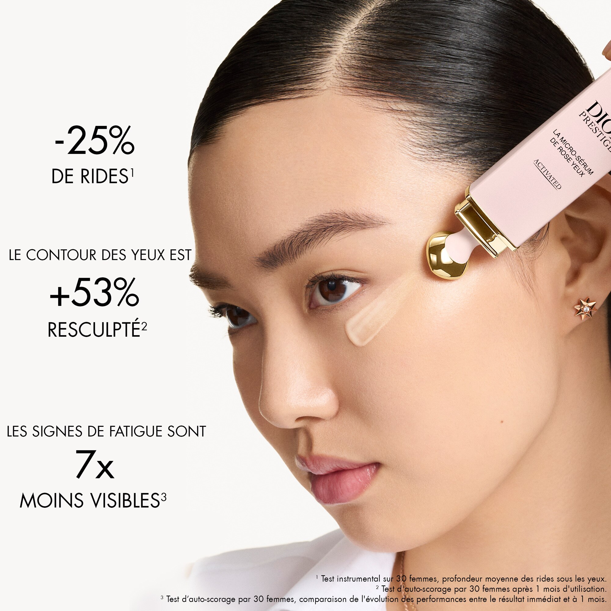 20ML DIOR DIOR PRESTIGE Le micro-sérum de rose yeux activated sérum yeux régénérant 1 of 3