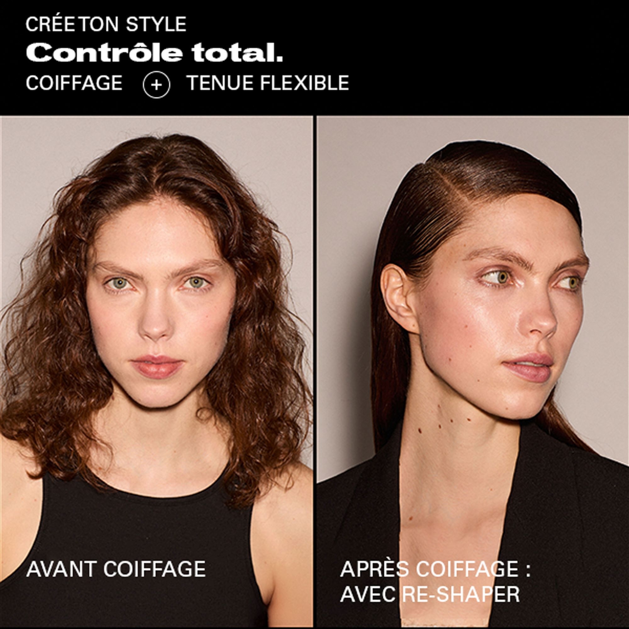 Spray fixation forte et toucher naturel