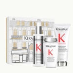 Coffret trio traitement pré-shampoing + shampoing + après-shampoing pour cheveux abîmés