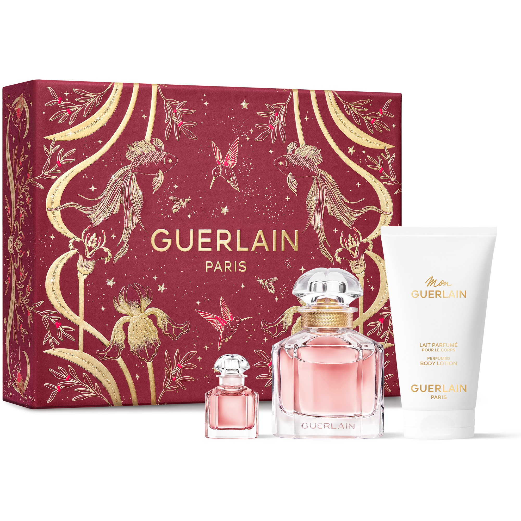 Guerlain - Mon Guerlain - Coffret Eau De Parfum + Miniature + Lait Pour Le Corps