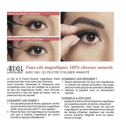  ARDELL MAGNETIQUES Faux-cils magnétiques simple frange Naked 420  1 of 4 