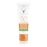 50ML VICHY CAPITAL SOLEIL Matifiant 3-en-1 argile verte SPF50+  1 of 2 