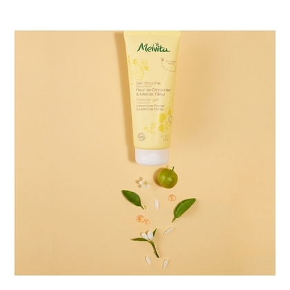 200ML MELVITA GELS DOUCHE MIEL & FLEURS Douche fleur citronnier & miel de tilleul  1 of 4 