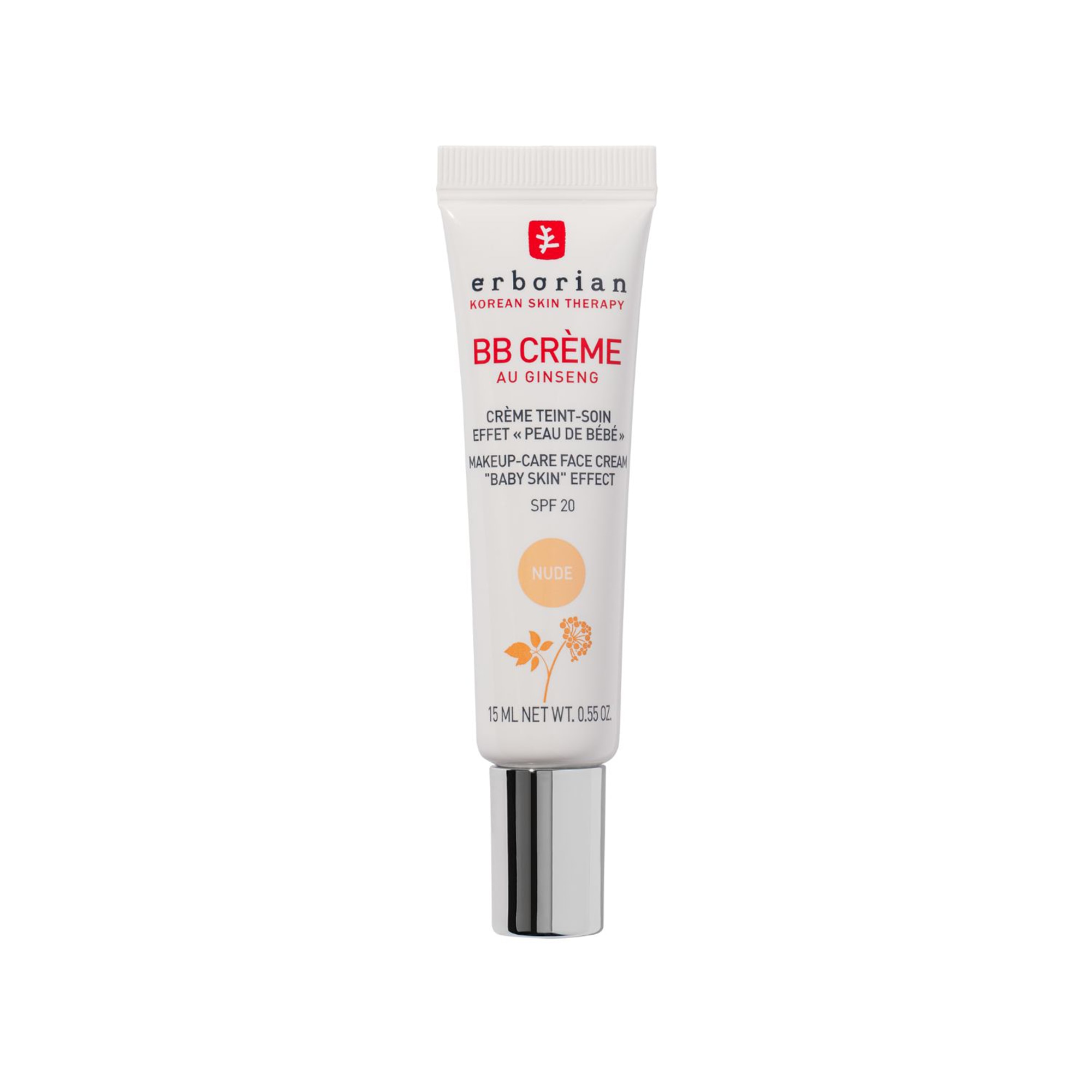 Erborian - Bb Creme Au Ginseng - Crème De Teint-soin 5-en-1 Pour Le Visage Effet 'peau De Bébé' - Chocolat - 15ml